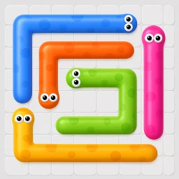 Peck Snack: Worm Arrow Puzzle 아이콘